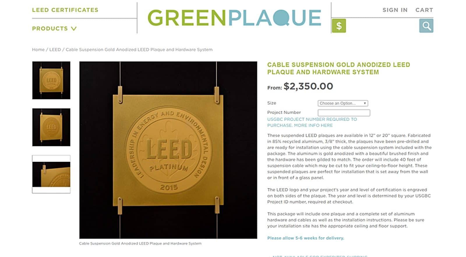 Item on Green Plaque site