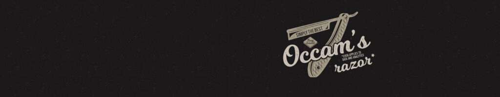 Occam's Razor banner