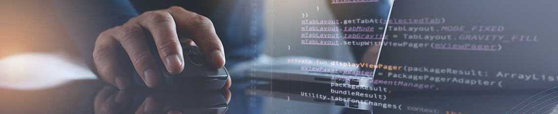 Business owner choosing a custom software development company