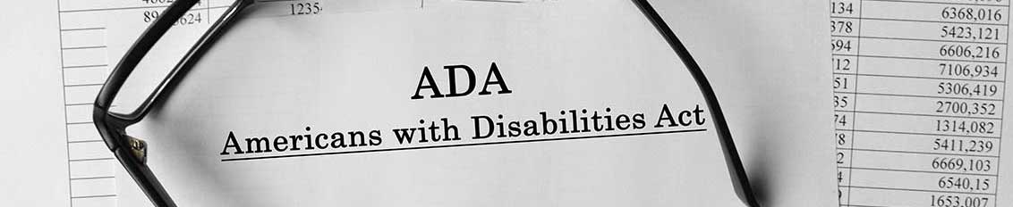 2021 ADA website compliance checklist on paper