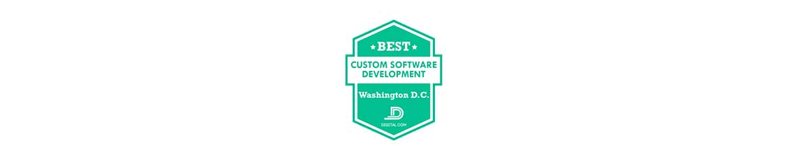 Digital Best Custom Software Development Companies Award Banner