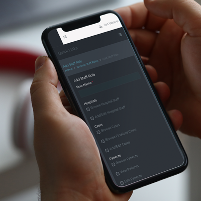 Synergy Case Management Software On Mobile