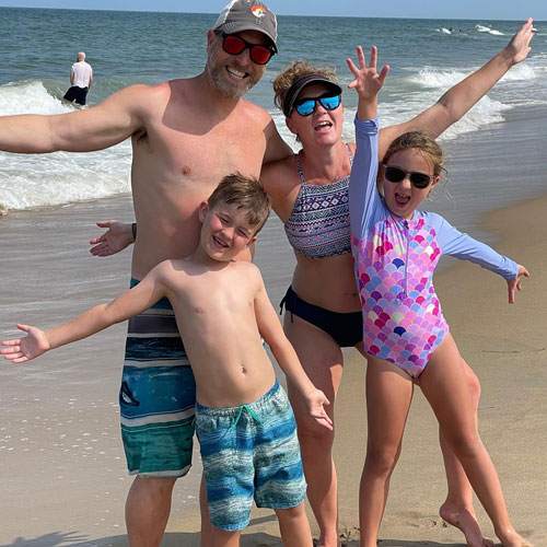 Jon Weaver at the beach