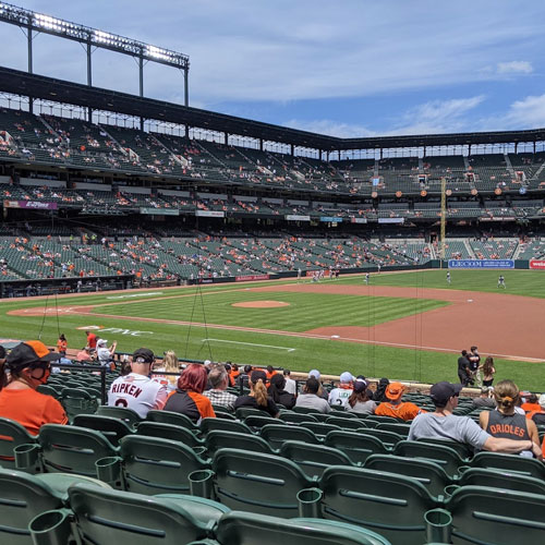Laura Perry at Oriole Park