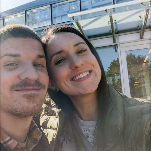 Laura Perry with Chris