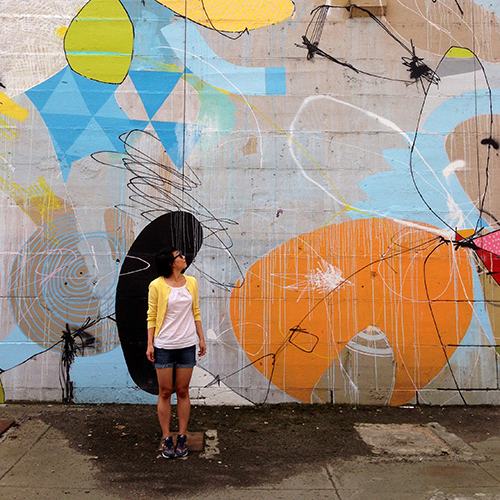 Hyun Masiello and artwork