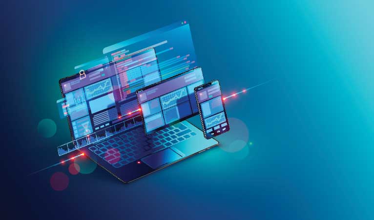 Cross-platform-app-development-vector