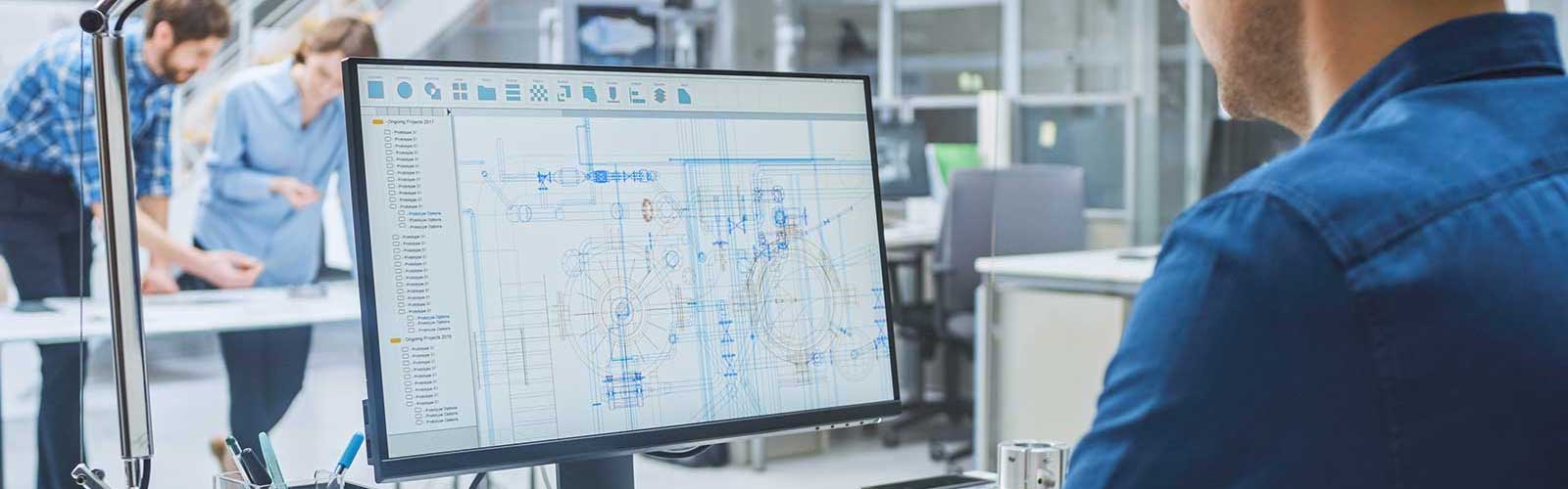 developer prototyping new custom software