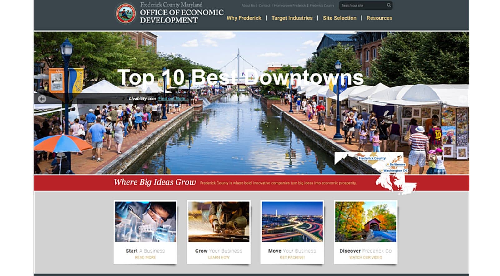 top ten best downtowns