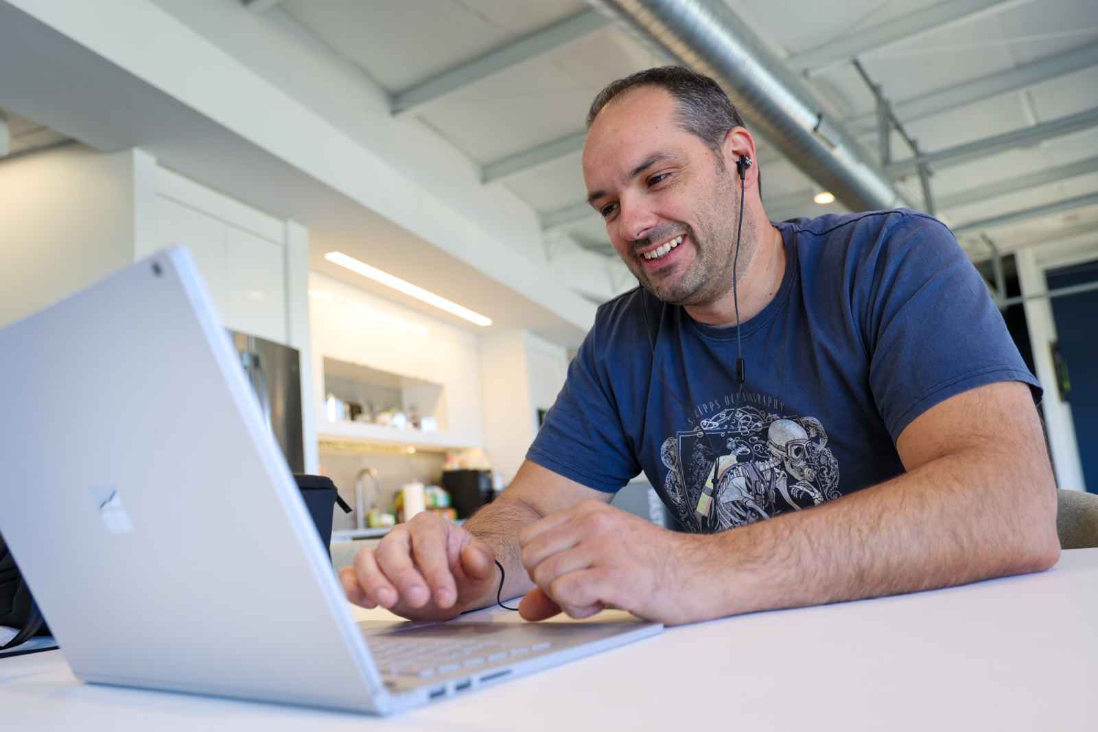 orases team members consulting with their client on a content management system portal