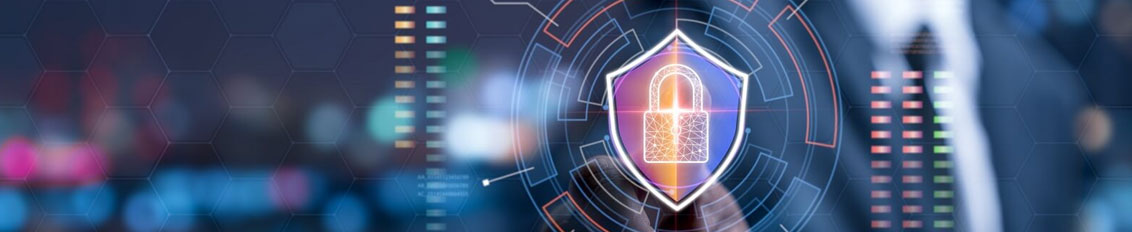 Vector image depicting data security with role-based access control in custom web portals