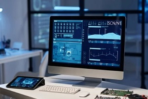 a lab computer