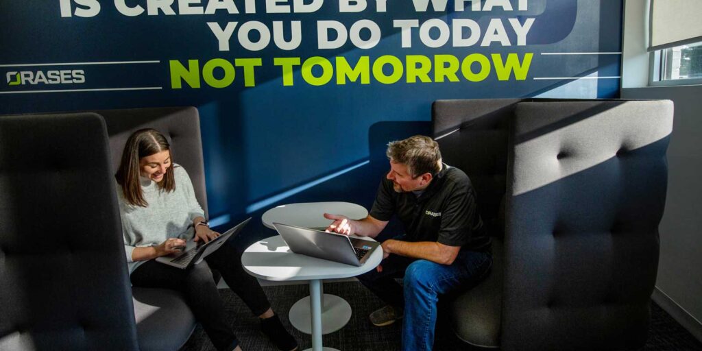 Orases' custom medical coding software developers talking