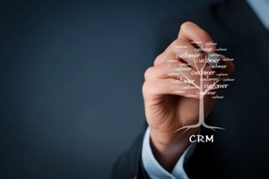 crm software for insurance and customers tree concept