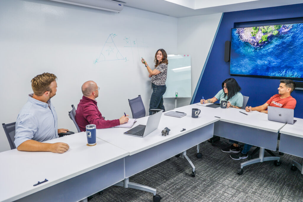 Nearshore software outsourcing team meet