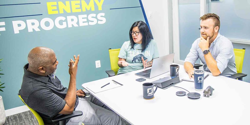 orases team discussing Minimum Viable Product (MVP)