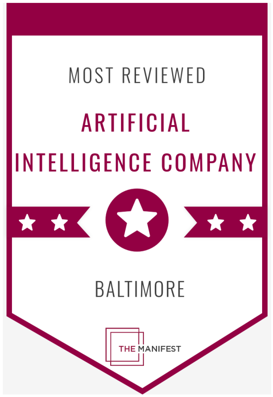 The Manifest Award 2025 Top Artificial Intelligence Companies in Baltimore